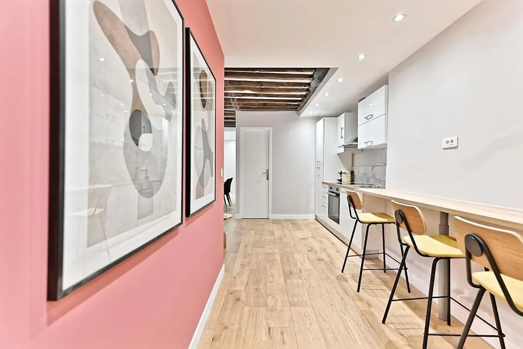 Appartement 3 Chambres Paris Sentier 0*,